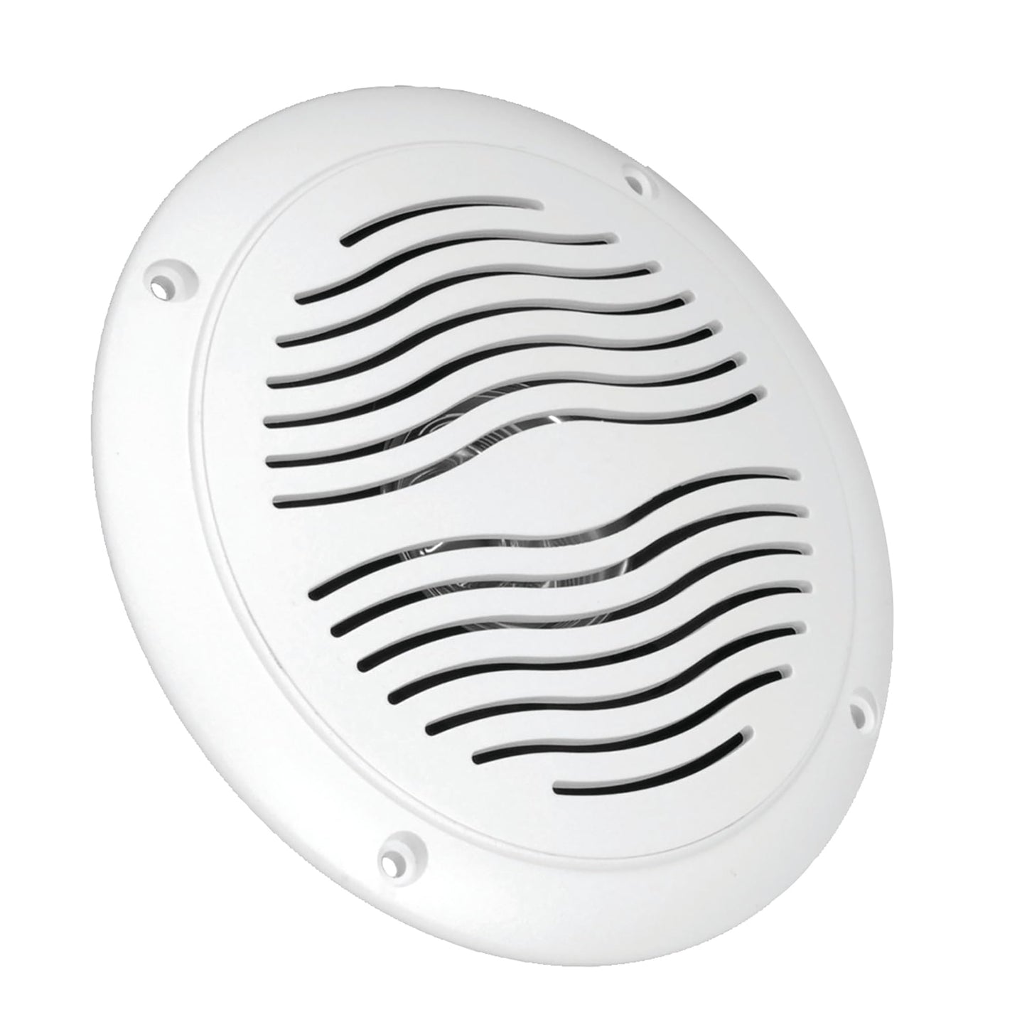 5-inch Water Resistant Outdoor Speakers, Dual Cone, 25W Peak Power, Marine and RV Compatible (White)