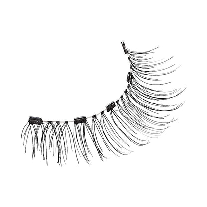 KISS Magnetic False Eyelashes, 'Lure', 12 mm, Includes 1 Pair Of Magnetic Lashes, Magnetic Lash Eyeliner, Contact Lens Friendly, Easy to Apply, Reusable Strip Lashes