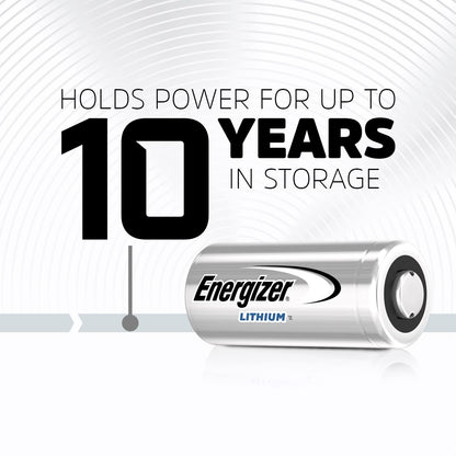 Energizer CR2 Lithium Batteries (2 Pack), 3V Photo Batteries