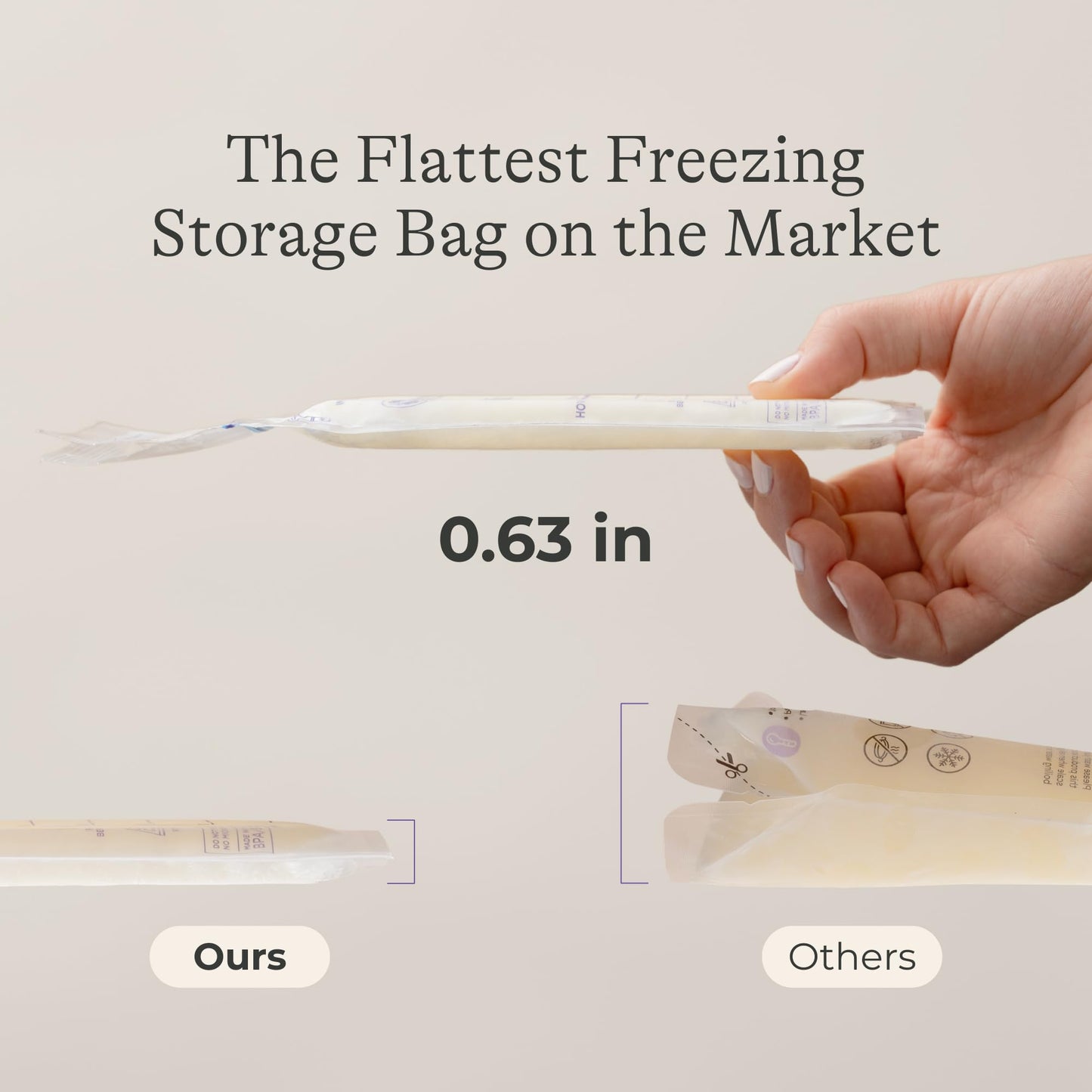 Lansinoh Breastmilk Storage Bags, 100 Count, Baby Essentials, Fast Freeze & Thaw Breast Milk Bags for Baby Bottle Feeding, Superior Strength & Stretch, 6 Ounce