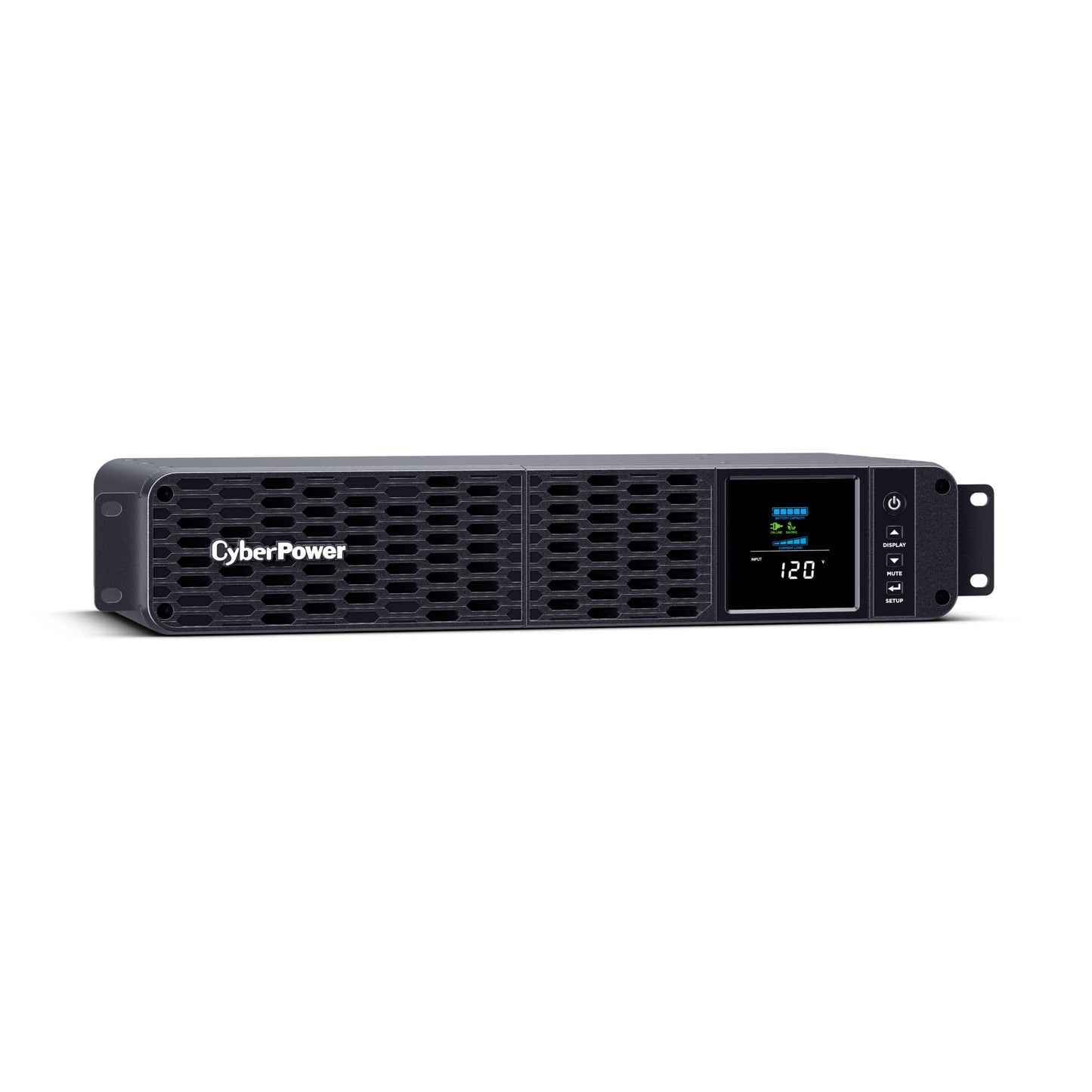 CyberPower CP2000PFCRM2U PFC Sinewave UPS Battery Backup and Surge Protector, 2000VA/1200W, 8 Outlets, AVR, Short Depth 2U Rackmount; UL Certified