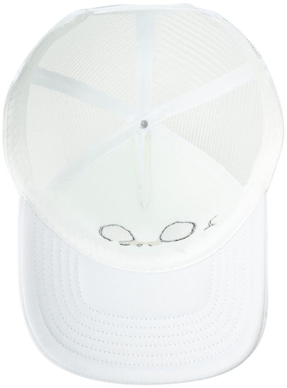 Disney Nightmare Before Christmas Trucker Hat, Snapback Baseball Cap for Men, Jack Skellington White