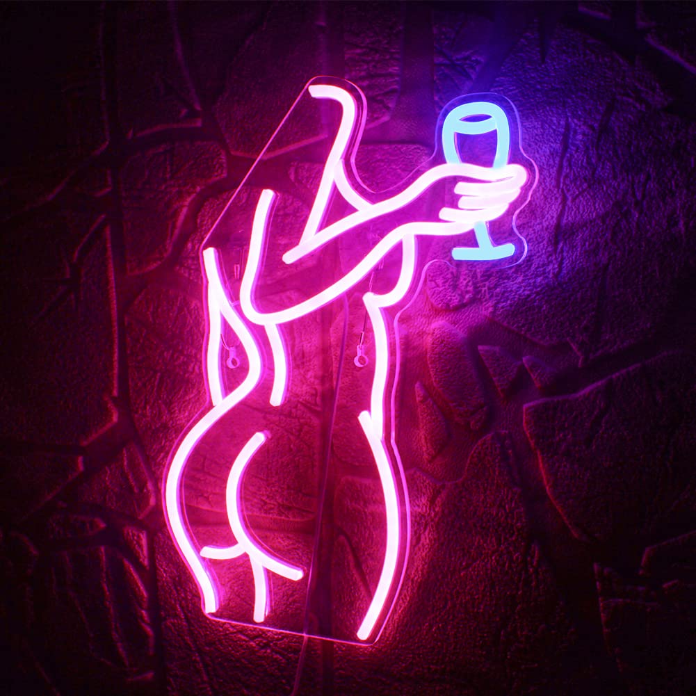 This Must Be The Place Neon Sign Warm White Letter Led Signs for Wall Decor Usb Word Light Up Signs for Bedroom Salon Man Cave Beer Home Bar Wedding Birthday Party Decor Gifts