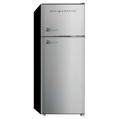 Frigidaire, 2 Door Apartment Size Refrigerator/Freezer Combo, 7.5 cu ft, Platinum Series, Stainless, 23" D x 21.5" W x 55.5" H