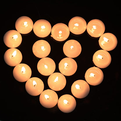 20 Pcs Floating Candles Centerpieces, 1.5 Inch Unscented Floating Candles Small Decoration for Valentine's Day, Thanksgiving, Wedding, Holiday, Parties and Home Decor