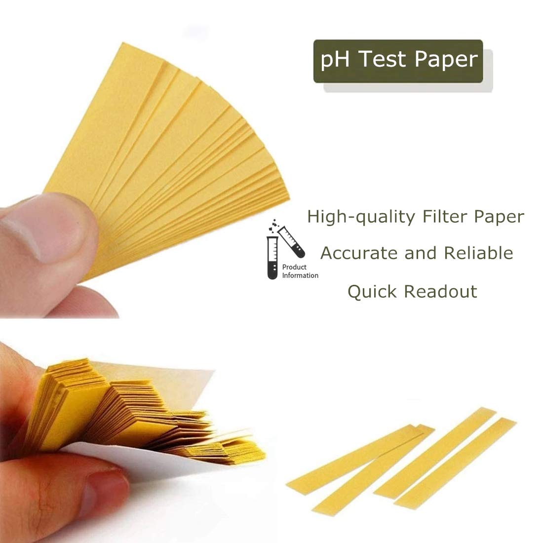 3 Pack pH.1-14 Test Paper Extensive Test Paper Litmus Test Paper 240 Strips pH Test with Storage Case for Saliva Urine Water Soil Testing Pet Food and Diet pH Monitoring (3 PACK with Storage Case)