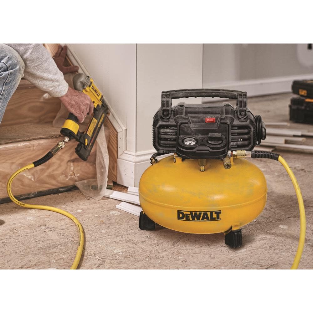 DEWALT Pancake Air Compressor, 6 Gallon, 165 PSI (DWFP55126)