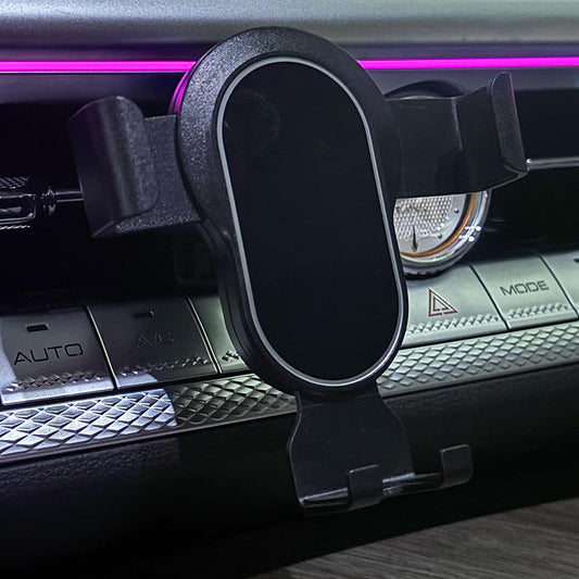 Compact Size Car Vent Phone Holder Clamp Mount, Mini Cell Phone Stand for Car, Hands-Free Universal Easy Clamp Mount Holder for Smartphones