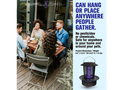 Double Zapper 18W by Bell+Howell Plug-in Electric Bug Killer, Zaps Flies, Mosquitoes, Ants/Bait and Heat Kills Cockroaches As Seen On TV 8.5”