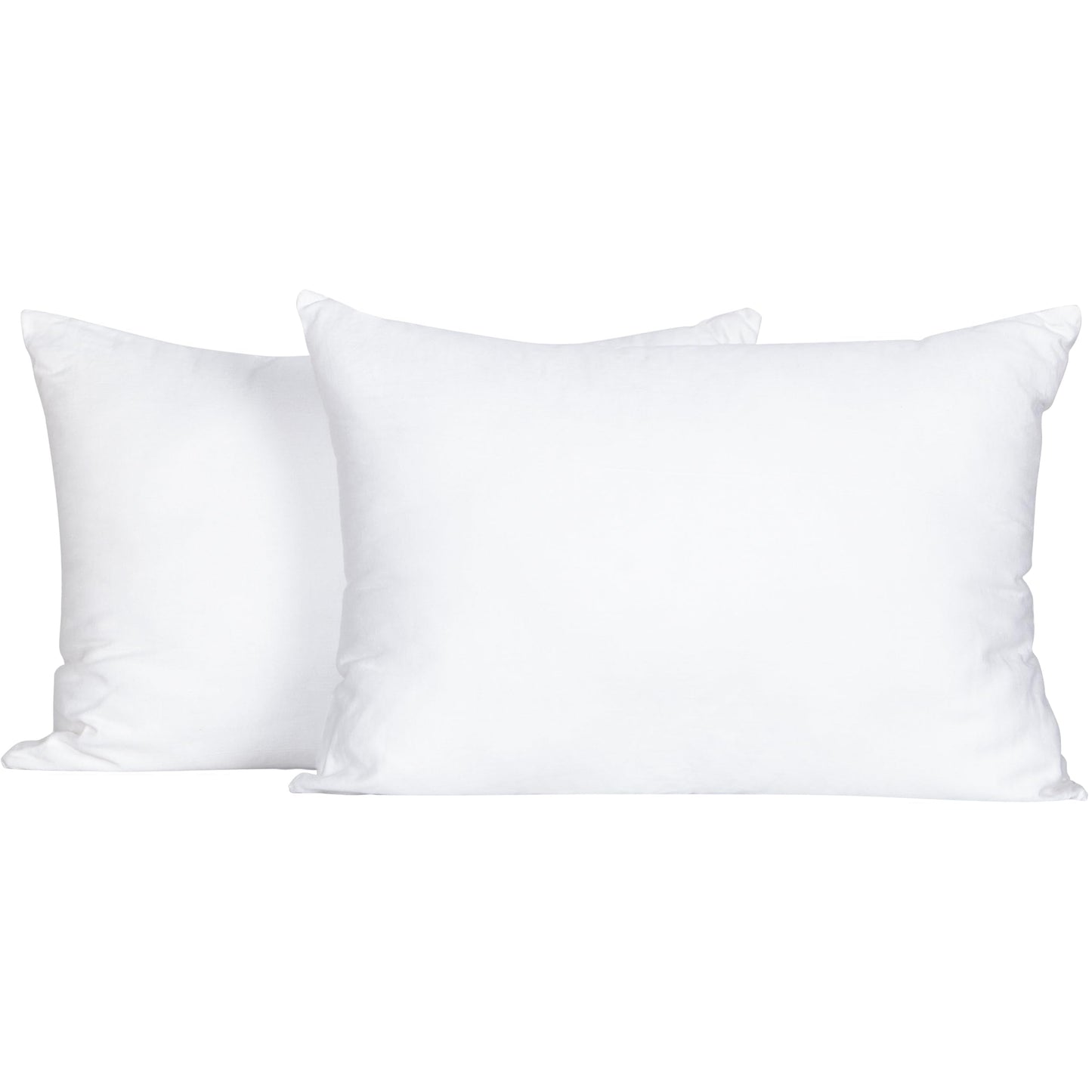 FLXXIE 2 Pack Small Cotton Down Alternative Pillows, Super Soft and Breathable Small Pillows for Sleeping, Travel, 13x18 Inches