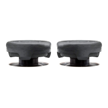 KontrolFreek Alpha Performance Thumbsticks for PlayStation 4 (PS4) and PlayStation 5 (PS5) Controller | 2 Low-Rise Concave | Black