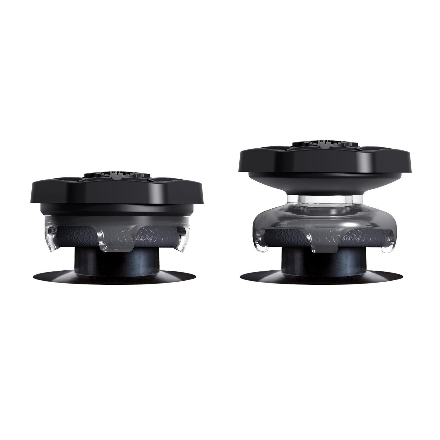 KontrolFreek Call of Duty: Modern Warfare III Performance Thumbsticks for PlayStation 4 (PS4) and PlayStation 5 (PS5) | 1 High-Rise, 1 Mid-Rise | Black/Clear