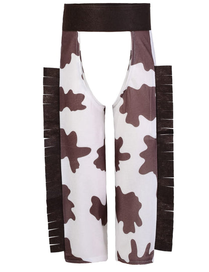 Cowboy Costume for Boys 5pcs Set Kids Dress Up Birthday Halloween Party Cosplay 8-10 Years