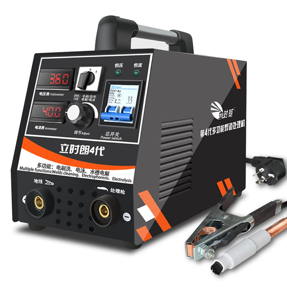 DKland LSL-4000 Weld Bead Electrolysis Cleaning Machine 220V,Industrial Weld Cleaner for TIG, Spot Welds. Welding Supplies