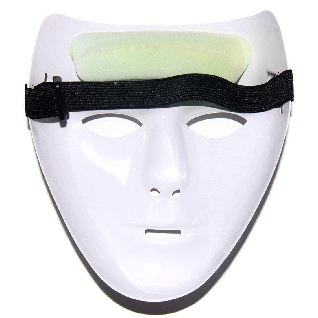 Kvvdi Male Scary White Blank Face Masks for Halloween DIY
