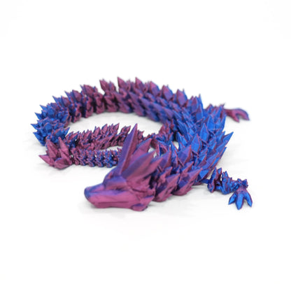 Flavery Dragon Egg - 3D Printed Egg with Flexible Dragon Inside, 3D Printed Gift, Articulated Dragon Egg Fidget Toy, Easter Egg,Figurine Decor (12” Dragon)