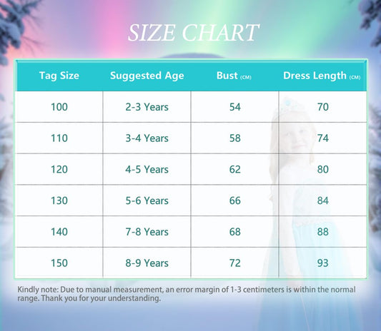 Girls Princess Dress Up Birthday Party Luxury Cosplay Costume Outfit with Accessories