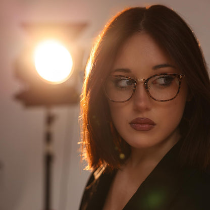 GUDVUE Blue Light Glasses, Computer/Gaming/TV/Phones Glasses for Women/men, Anti Glare/UV400/Eye Strain, Oval Leopard