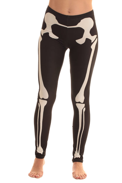 Just Love Halloween-Costume Skeleton Leggings 401583-488-2X