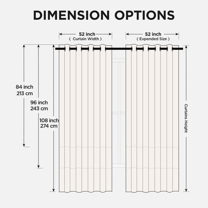 Joydeco Blackout Curtains for Bedroom,Black Out Curtains 84 Inch Long,Black Curtains with Grommets,Noise Reducing Energy Saving Wrinkle-Free Drapes for Living Room,Halloween Window Treatments 2 Panels