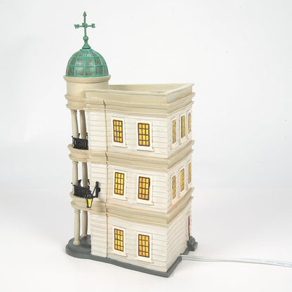 Department 56, Resin 6005616 Harry Potter Village Gringotts Bank Lit Building, 10.16 Inch, Multicolor