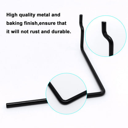 5 Pack Extendable Pegboard Paper Towel Holder,Pegboard Hook for Workshop,Garage,Kitchen,Laundry Room,Bathroom etc.