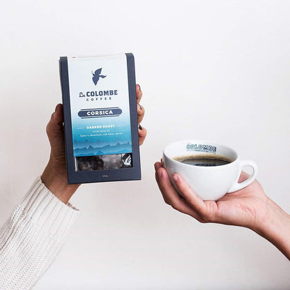 La Colombe Corsica Dark Roast Whole Bean Coffee - 12 Ounce, 1 Pack - Notes of Baker's Chocolate, Red Wine & Spices - Full-Bodied, Chocolatey, Roasty Coffee Beans