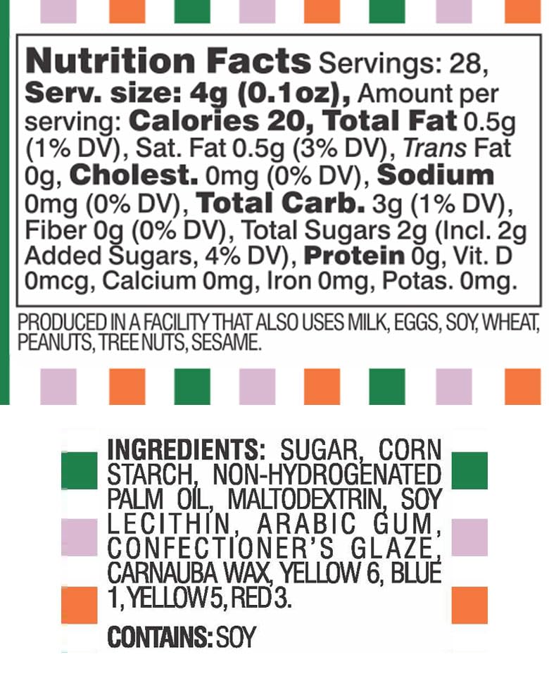Green, Purple & Orange Sprinkles Jimmies 4 oz, Halloween Sprinkles For Baking, Ice Cream & More, The Hampton Candy Company