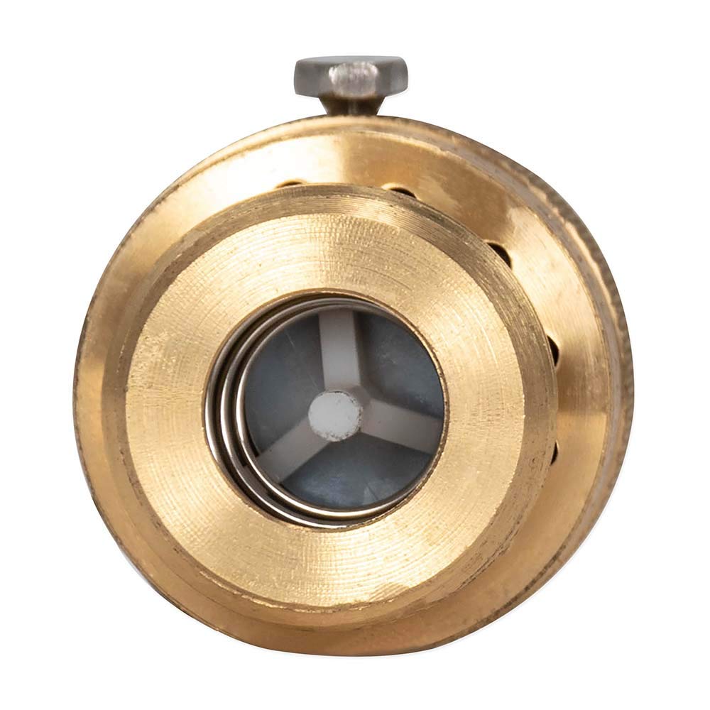 Eastman 3/4 Inch FHT x 3/4 Inch MHT Hose Bibb Anti Siphon Vacuum Breaker, Brass Plumbing Fitting, 20199