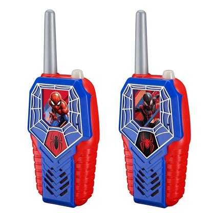 eKids Spiderman Toy Walkie Talkies for Kids, Light-Up Indoor and Outdoor Toys for Kids and Fans of Spiderman Toys