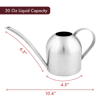 Homarden 30 oz. Copper Watering Can - Long Spout Metal Can for Indoor & Outdoor Plants