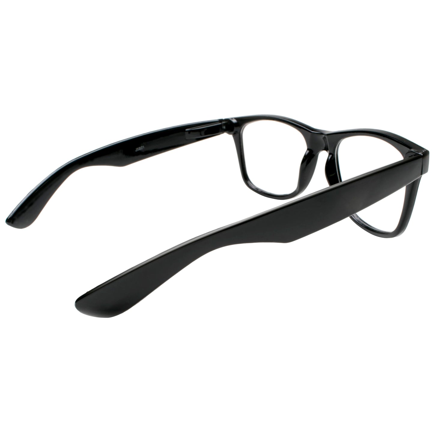 Kangaroo Black Fake Glasses - Classic Hipster Glasses Frames - Retro Clear Non Prescription Nerd Costume Eyeglasses for Men & Women for Halloween Cosplay