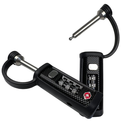 LAFENLIN Gun Case Locks 2 Pack, TSA Approved Case Locks for Gun Case, Handgun Cases Padlock for Gun Safe, Air Travel Lock Hard Pistol Cases Lock for Rifles and Shotguns, 3 Digits Heavy Duty TSA Locks