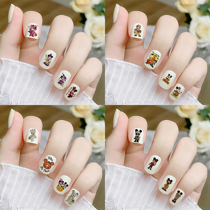 8 Sheets Laser Halloween Nail Art Stickers - Cute Ghost Cartoon Self Adhesive Nail Design Stickers - Supply Laser Pumpkin Ghost Nail Decals for Women Girls DIY Manicure
