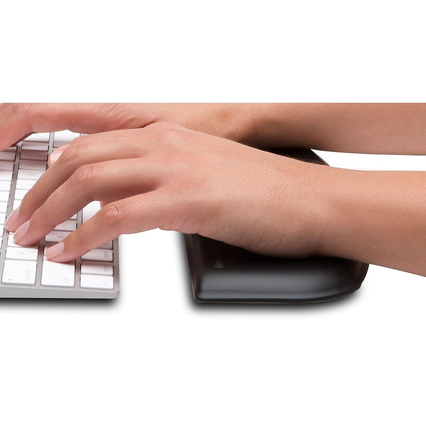 Kensington ErgoSoft Wrist Rest for Slim, Compact Keyboards, Black (K52801WW), 3.9 x 0.4 x 11.1 inches