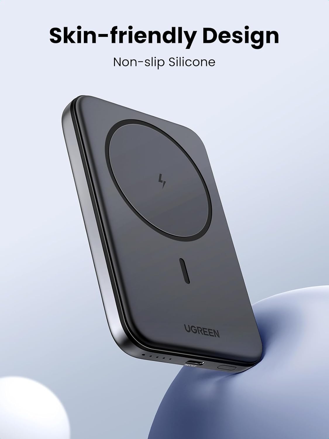 UGREEN Magnetic Power Bank,5,000mAh Wireless Portable Charger, PD 20W Fast Charging Battery Pack with USB-C for Magsafe, iPhone 17/17 Air/17 Pro/17 Pro Max, iPhone 16/15/14/13/12 Series