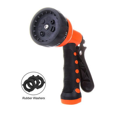 Garden Hose Nozzle Hand Sprayer 7 Pattern High Pressure Watering Nozzles Spray Gun