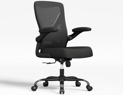 Ergalithic Ergonomic Office Chair - X-Shaped Computer Desk Chair Comfy, Gaming Chair, Office Chair with Lumbar Support, Mesh Office Chairs, Desk Chair for Long Hours(Black Gold)