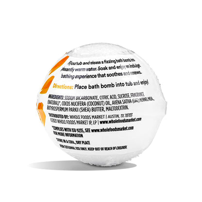 365 by Whole Foods Market, Oatmeal & Shea Butter Scented Bath Bomb, 2.8 Ounce