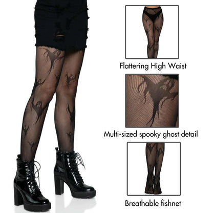 Leg Avenue Women Ghost tights, Lt. Ghost, One Size US