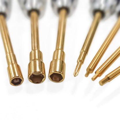 INJORA Short Handle Hex Screwdriver Nut Driver Tool Kit for 1/18 1/24 RC Mini Crawler Car TRX4M SCX24 FCX24,7PCS