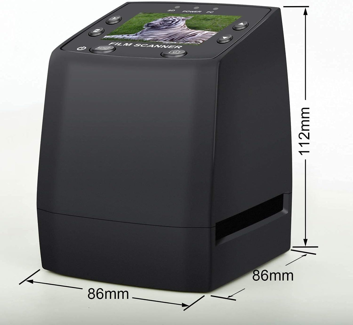 DIGITNOW! 135 Film Negative Scanner High Resolution Slide Viewer,Convert 35mm Film &Slide to Digital JPEG Save into SD Card, with Slide Mounts Feeder No Computer/Software Required