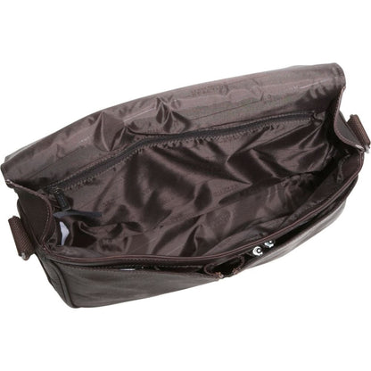 Kenneth Cole Reaction Risky Business Messenger Full-Grain Colombian Leather Crossbody Laptop Case & Tablet Day Bag