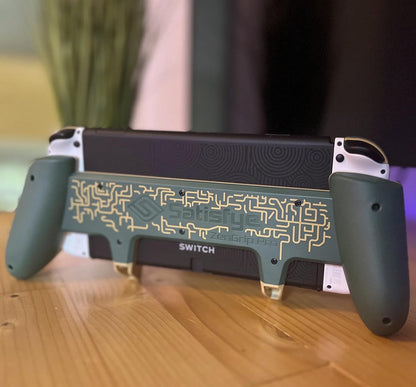 Satisfye - ZenGrip Pro Gen 3 OLED, a Switch Grip Compatible with Nintendo Switch - Comfortable & Ergonomic Grip, Joy Con & Switch Control. #1 Switch Accessories Designed for Gamers (Gold)