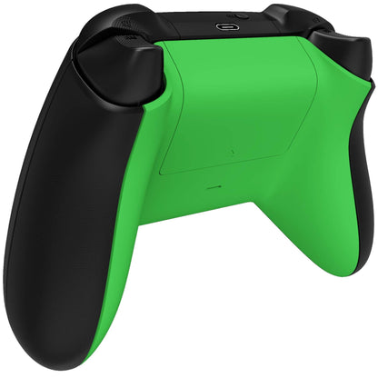 eXtremeRate Custom Back Cover Shell for Xbox Series X & S Controller, Green Replacement Battery Cover & Bottom Shell