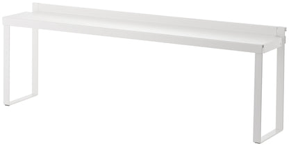 Yamazaki 3487 Stove Deep Gap Rack, White, Approx. W 22.8 x D 4.3 x H 7.7 inches (58 x 11 x 19.5 cm), Plate, Kitchen Rack, Back of Stove, Cover