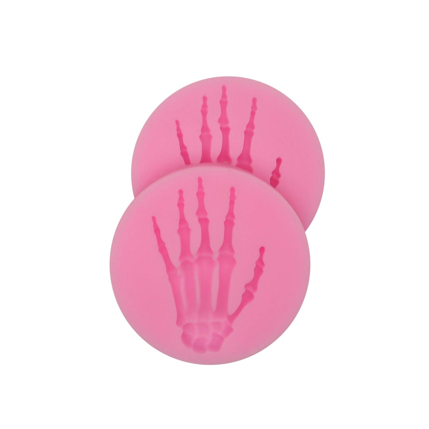 HengKe 2 Pieces Skeleton Hands Molds Halloween party for Sugarcraft, Cake Decoration, Handmade Ice Cream,Cupcake Topper, Chocolate, Pastry, Cookie Decor, Jewelry, Polymer Clay, Crafting Projects