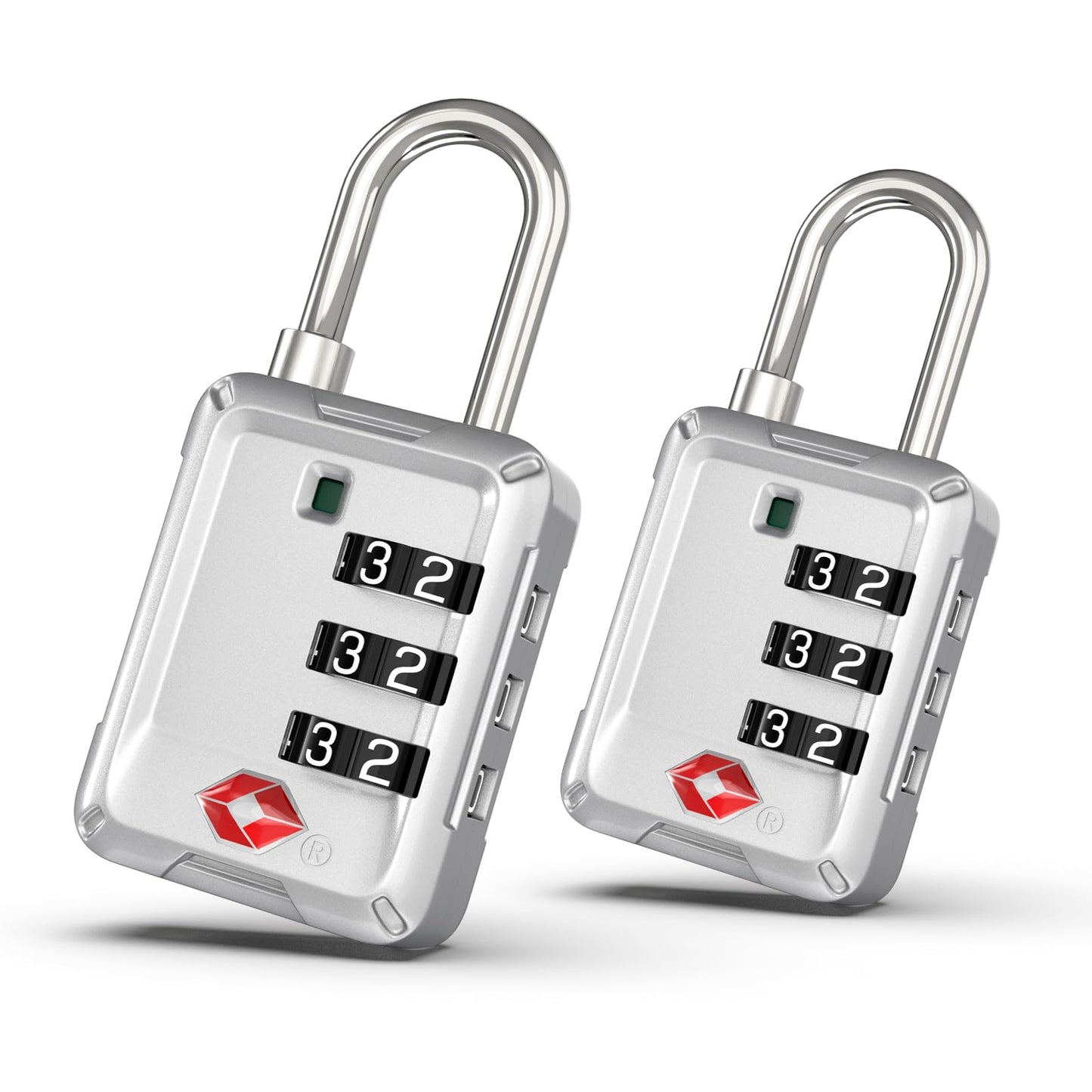 Joyway Luggage Locks TSA Approved, Travel Lock with Zinc Alloy Body, Open Alert, Easy Read Dials, for Travel Suitcase, Bag, Backpack, Tent, Fence, Lockers