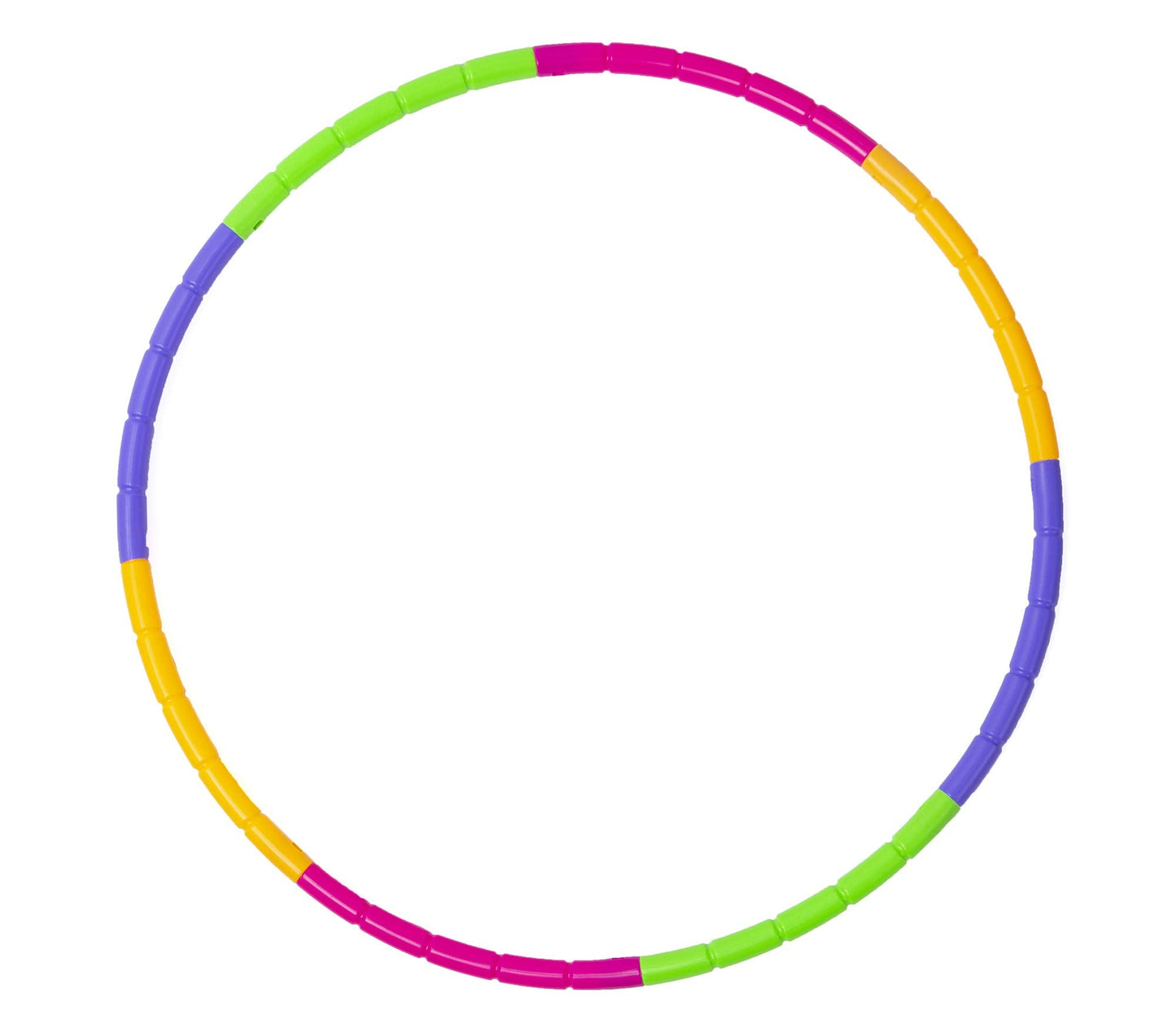 Kids Exercise Hoop Detachable & Size Adjustable Hoola Hoop Professional Hoola Rings for Kids Party Games