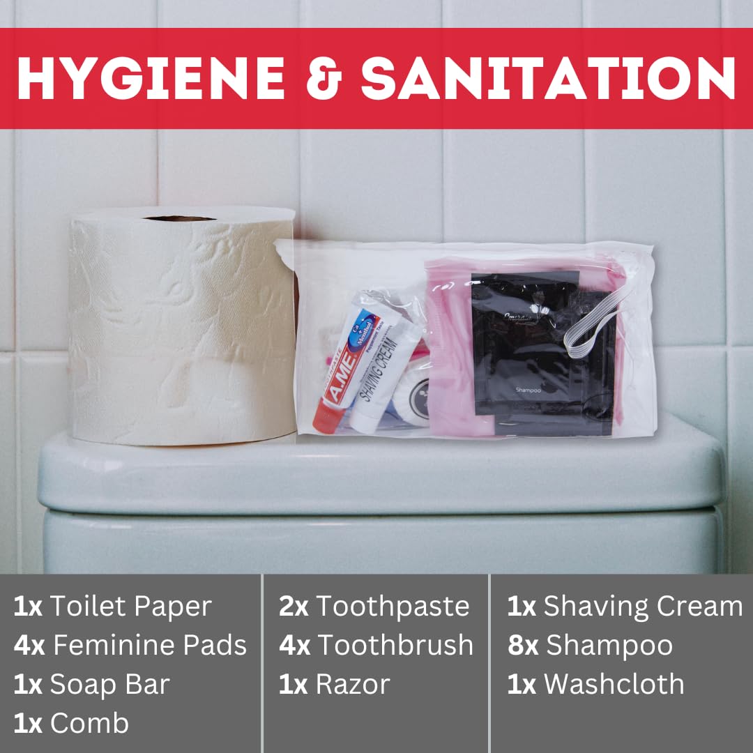 Emergency Zone Urban Survival Bug Out Bag - 4 Person | Bugout Backpack Survival Kit w/Emergency Food Supply, Survival Gear and Supplies for Disasters